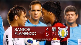 Santos 4 x 5 Flamengo - Melhores Momentos (HD 1080p) Campeonato Brasileiro 2011