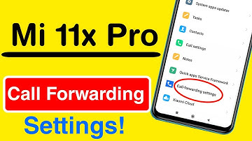 How to Enable Call Forwarding in Mi 11x Pro | Mi 11x Pro Call Forwarding Kaise Kare