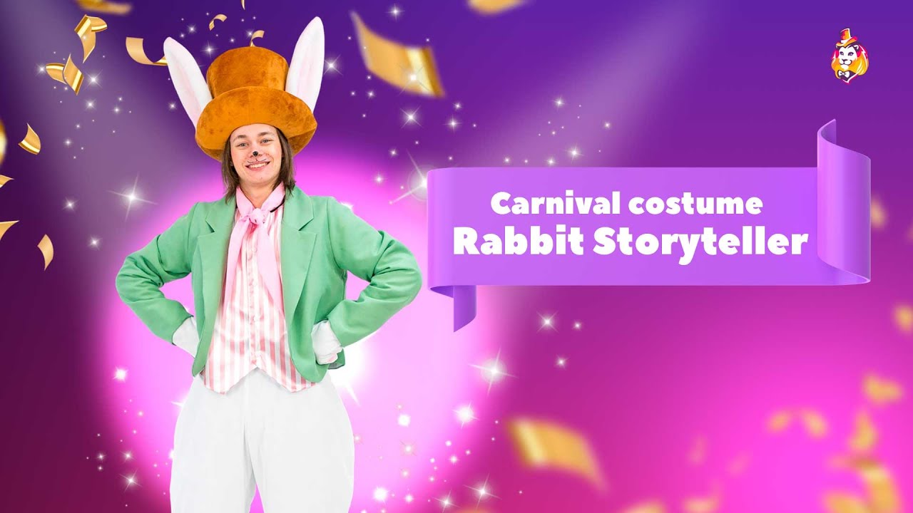Rabbit Storyteller Carnival сostume - YouTube