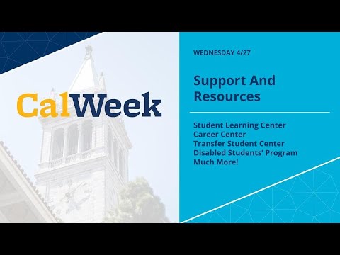 Cal Week 2022: Support and Resources