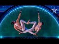 El DÚO FORZA sorprende con sus PELIGROSAS ACROBACIAS | Semifinal 3 | Got Talent España 5 (2019)