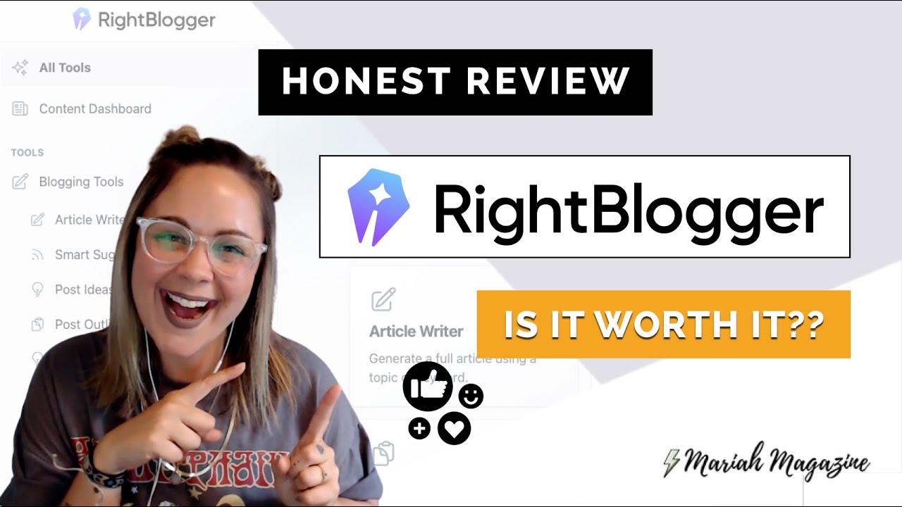 Honest RightBlogger Review: AI Tool for Bloggers | AI-Generated Blog ...