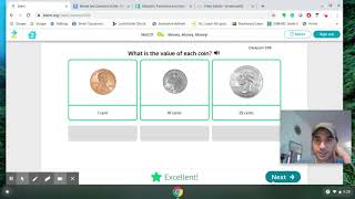 Zearn M6L15 "Money, Money, Money!"(money as decimals and fractions) walkthrough