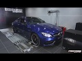 Euro with big gains  mercedes benz c63s upgrades  precision racing dyno tuning