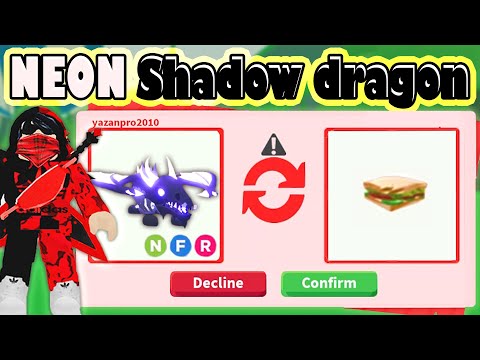 TRADING NEON SHADOW DRAGON 🔥😱IN 2023 ADOPT ME! ROBLOX
