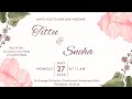 Wedding ceremony  tittu   sneha   27052024  11 am  monday  sj creations live media