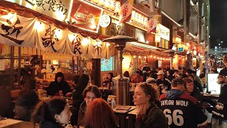 Miyashita Park Restaurants View. # # Shibuya Tour. Tokyo, Japan. February 2024