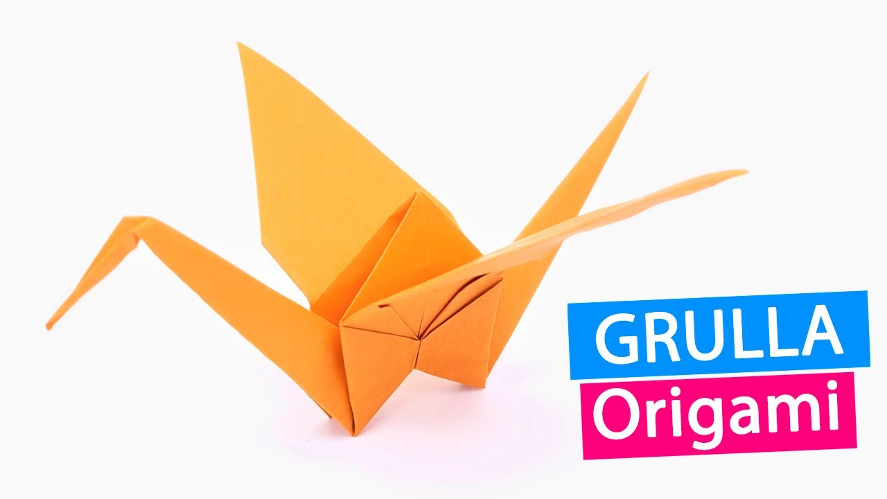 Cómo hacer la Grulla Origami