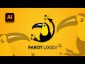 Adobe illustrator tutorial toucan logo design with lets design together