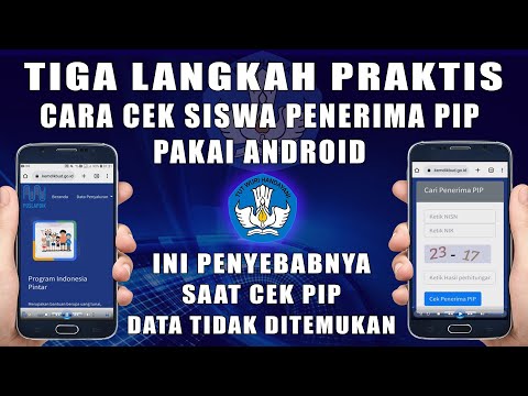 PENYEBAB CEK PENERIMA BANTUAN PIP 2024 DATA TIDAK DITEMUKAN