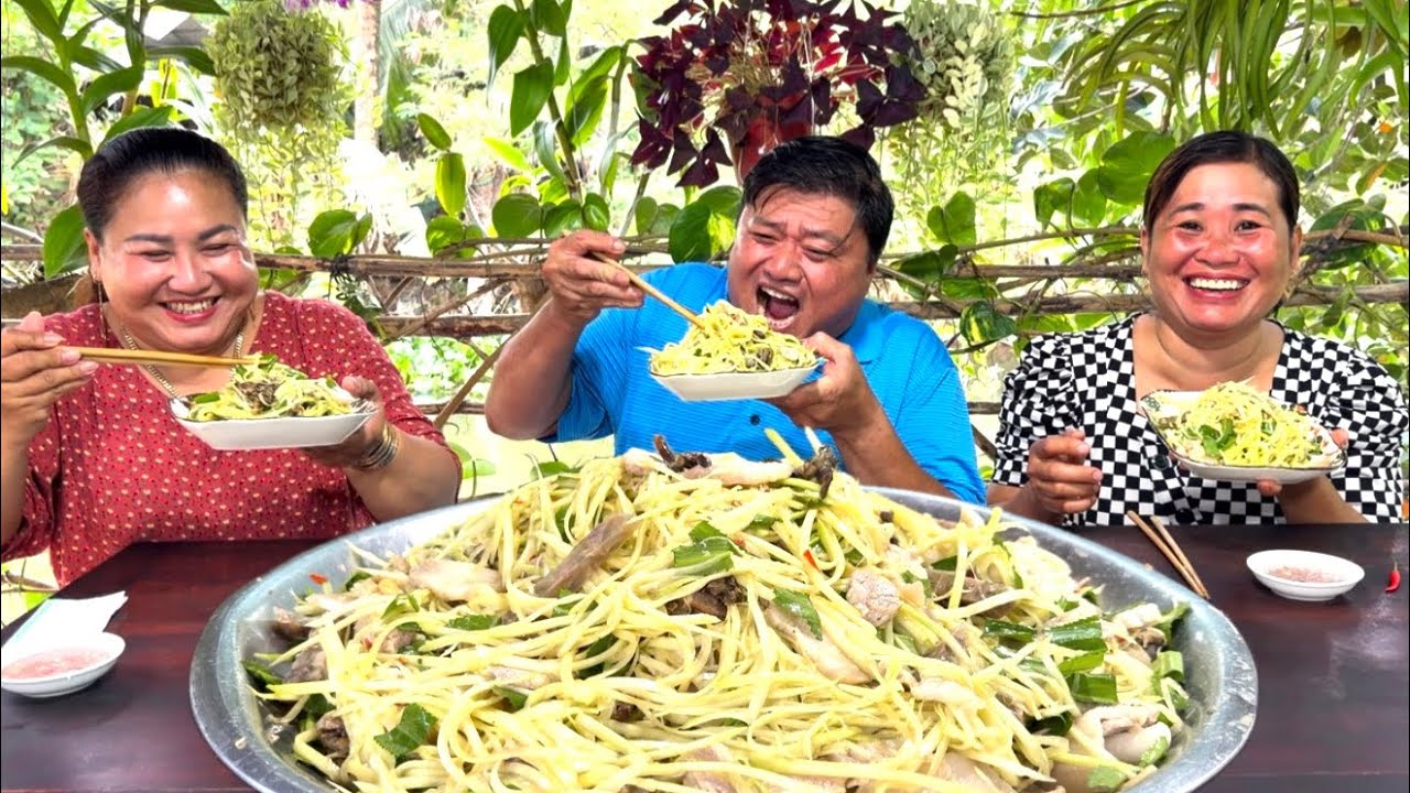 Đại Chiến MỘT MÂM KHỔNG LỒ GỎI BA KHÍA Đặc Sản Miền Tây Không Hồi Kết | ATĐQ 