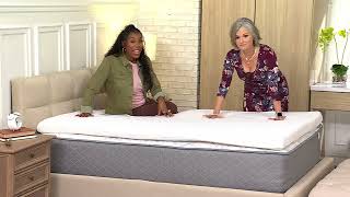Northern Nights 3" Zoned Memory Foam Mattress Topper on QVC