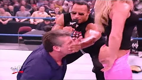 The Rock & Rikishi Make an Ass out of Vince Mcmahon