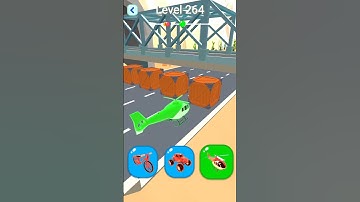 Shape-shifting Funny Race All Level Gameplay Walkthrough Master Level #264 BeamNG.drive #Shorts