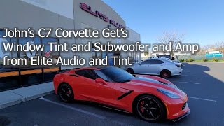 Athlete Statistics John's C7 Corvette Gets Windows Tinted and a Custom Subwoofer and Amp From Elite Audio and Tint