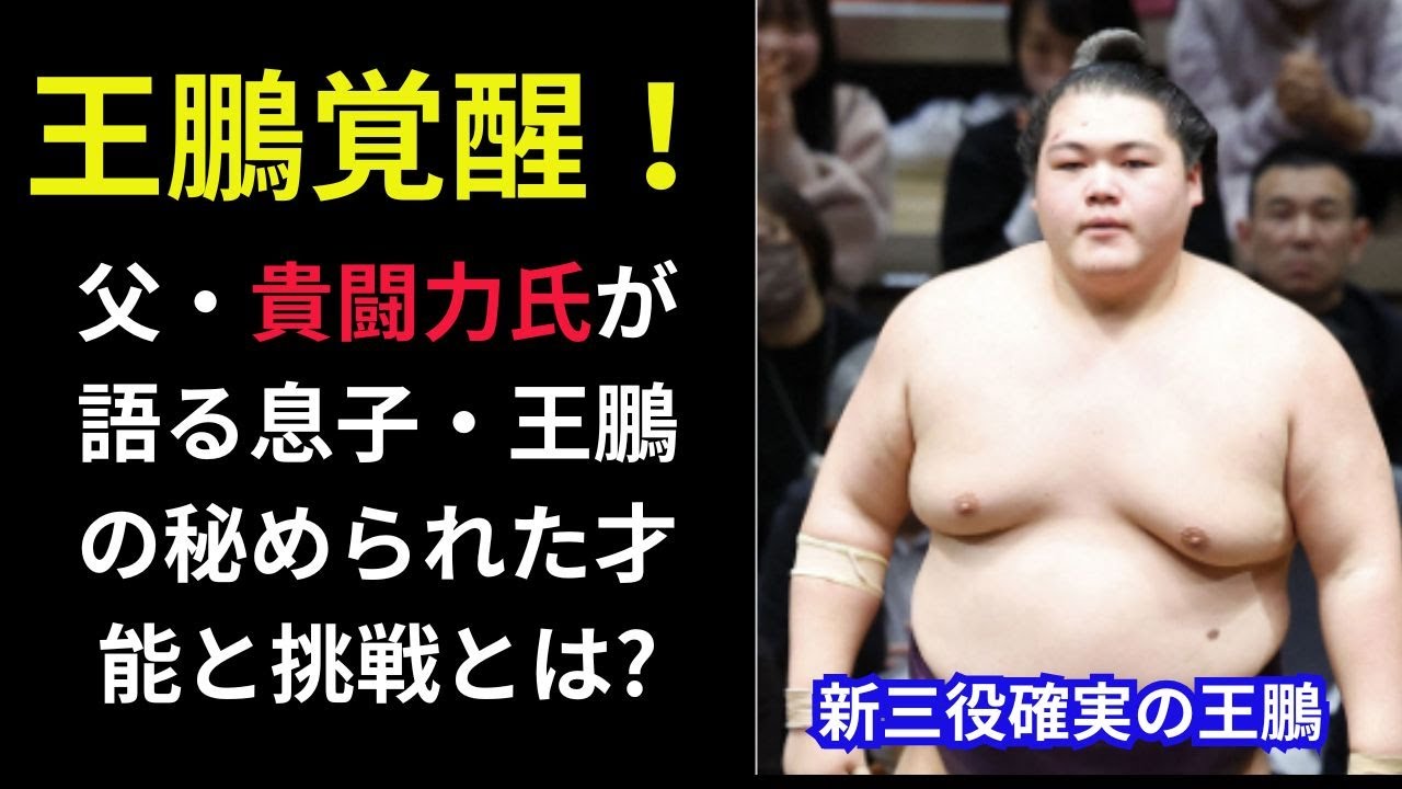 ㊗️1万再生【大相撲】王鵬覚醒！大関昇進へ向けた真剣勝負の裏側、貴闘力氏が語る息子・王鵬の秘められた才能と挑戦 - YouTube
