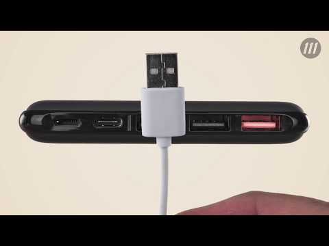 Аккумулятор оживляет сразу три гаджета! Uniscend All Day Quick Charge 20 000 мAч