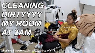 CLEANING MY GROSS ROOM AT 2AM | part idk anymore | maiphammy CLEANING MY GROSS ROOM AT 2AM | part idk anymore | maiphammy