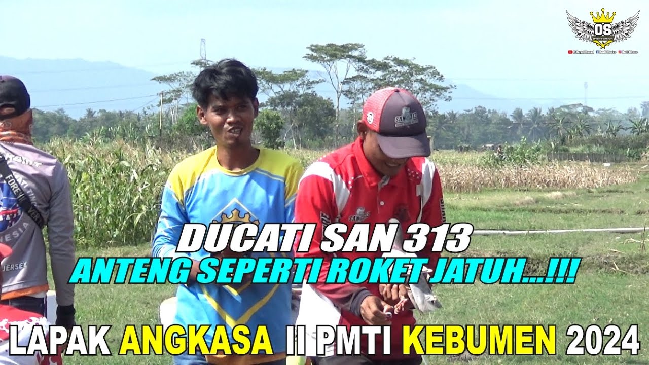 DUCATI SAN 313 TAMPIL MEMUKAU DISINI‼️LAPAK ANGKASA LIGA PMKS LOMBA RING