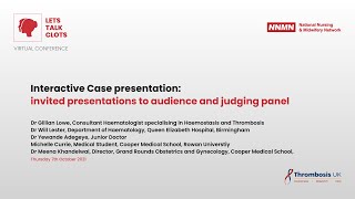 Interactive Case presentation: invited presentations to audience and judging panel