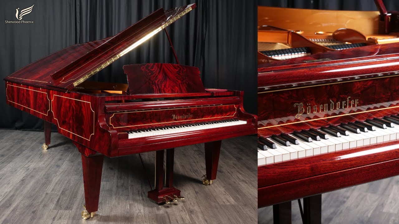 Bosendorfer 275 Concert Grand Piano with 92 keys in Pyramid Mahogany | Sherwood Phoenix