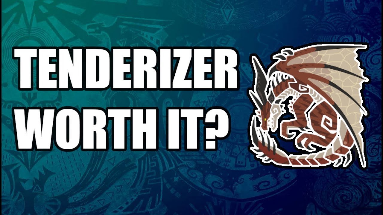 Tenderizer , Worth it? MHW Iceborne Safi ' Jiiva Hitzone Values