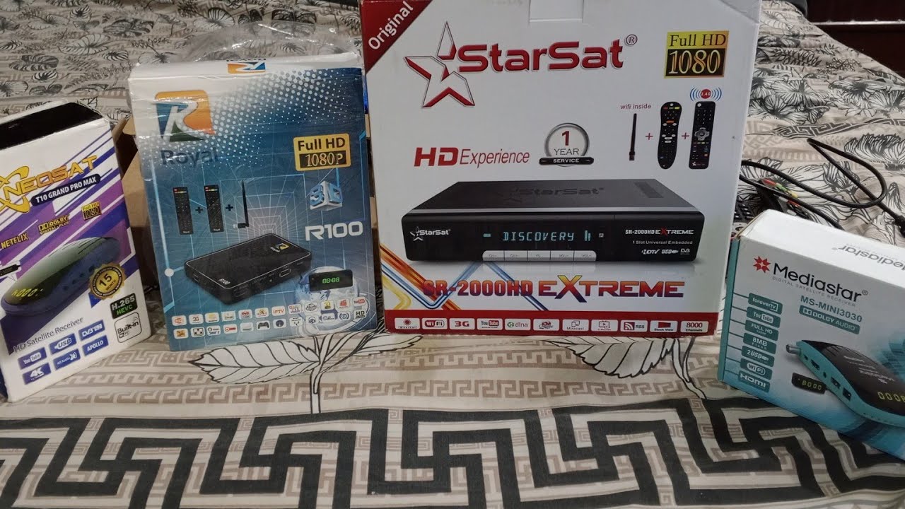 Used Satellite Receivers For sale Huzaifa Traders YouTube