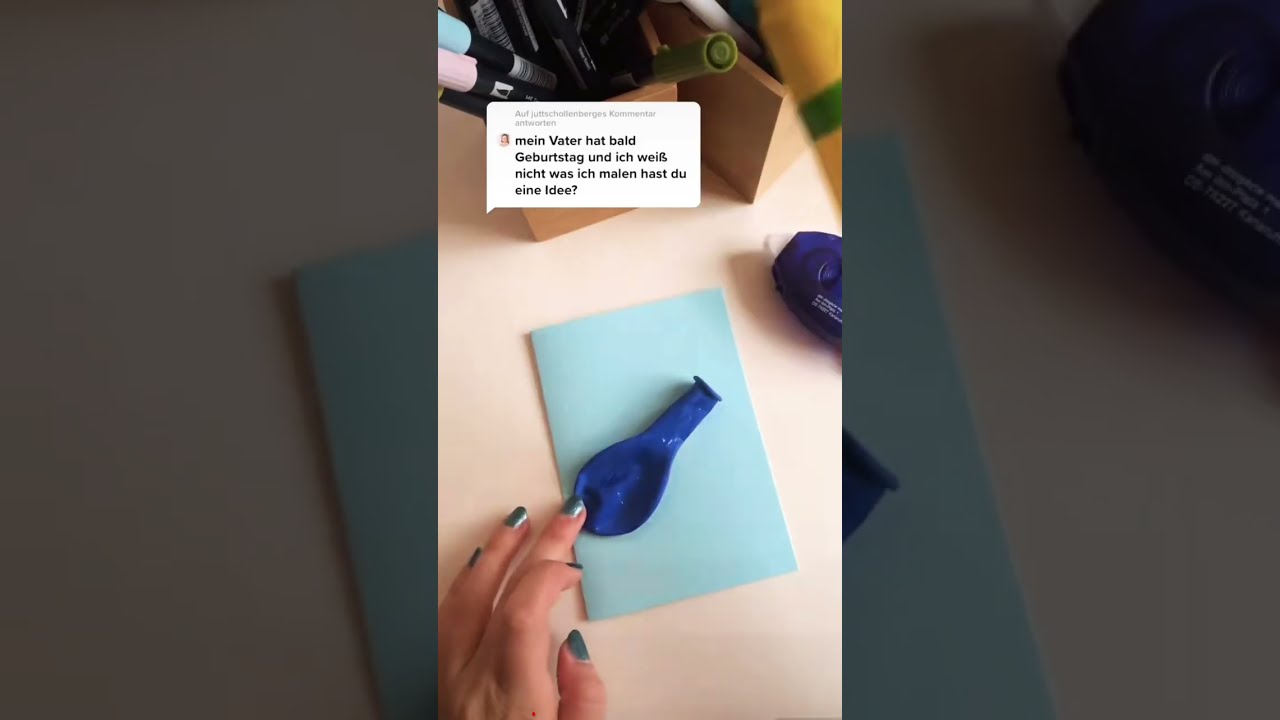 DIY Geburtstagskarte Mit Luftballon Selber Machen 