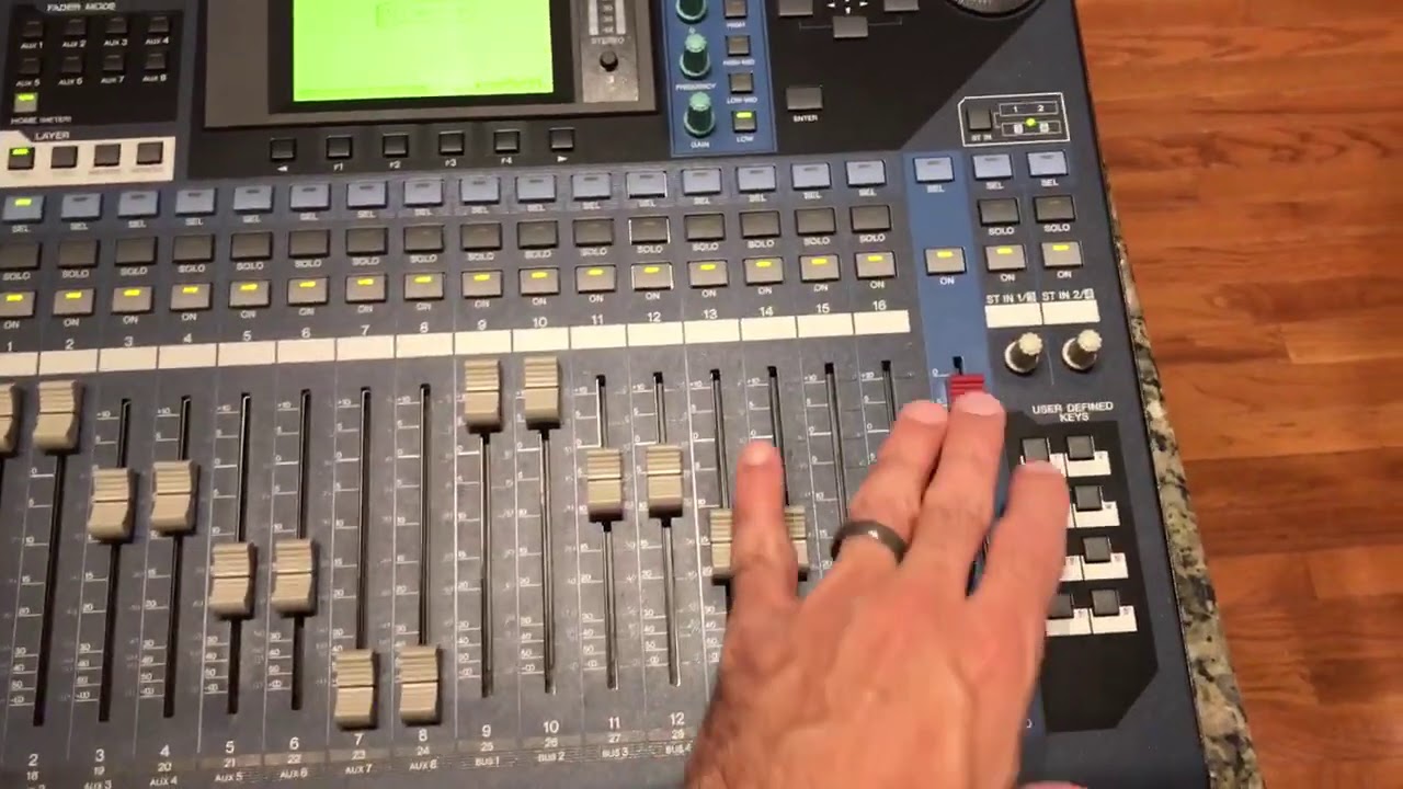 Yamaha 01V96 V2 Fader Demo YouTube