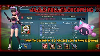 Lords Mobile - HOW TO DEFEND 14 3 3 HEAVY INF MIX RALLIES WITH THE HIGHEST CHANCE OF CAPPING!