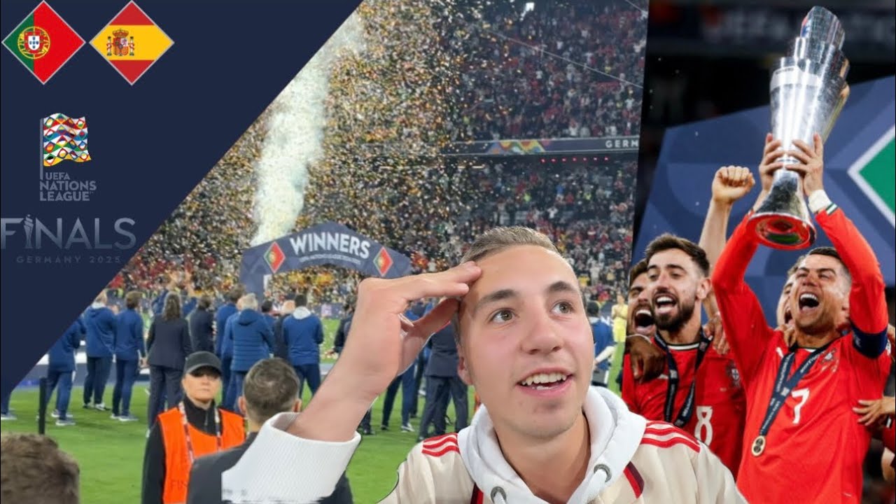 ENDLICH Ronaldo gesehen | Nationsleague FINALE! 🐐🏆 | Portugal - Spanien | Stadion Vlog #108