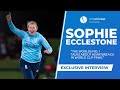 Tony bishop in conversation with sophie ecclestone  onecricket exclusives