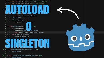 ¡Como USAR los AUTOLOAD o SINGLETON en GODOT 4!