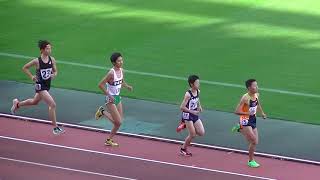 20201128山口陸協中長距離記録会 男子3000m第2組