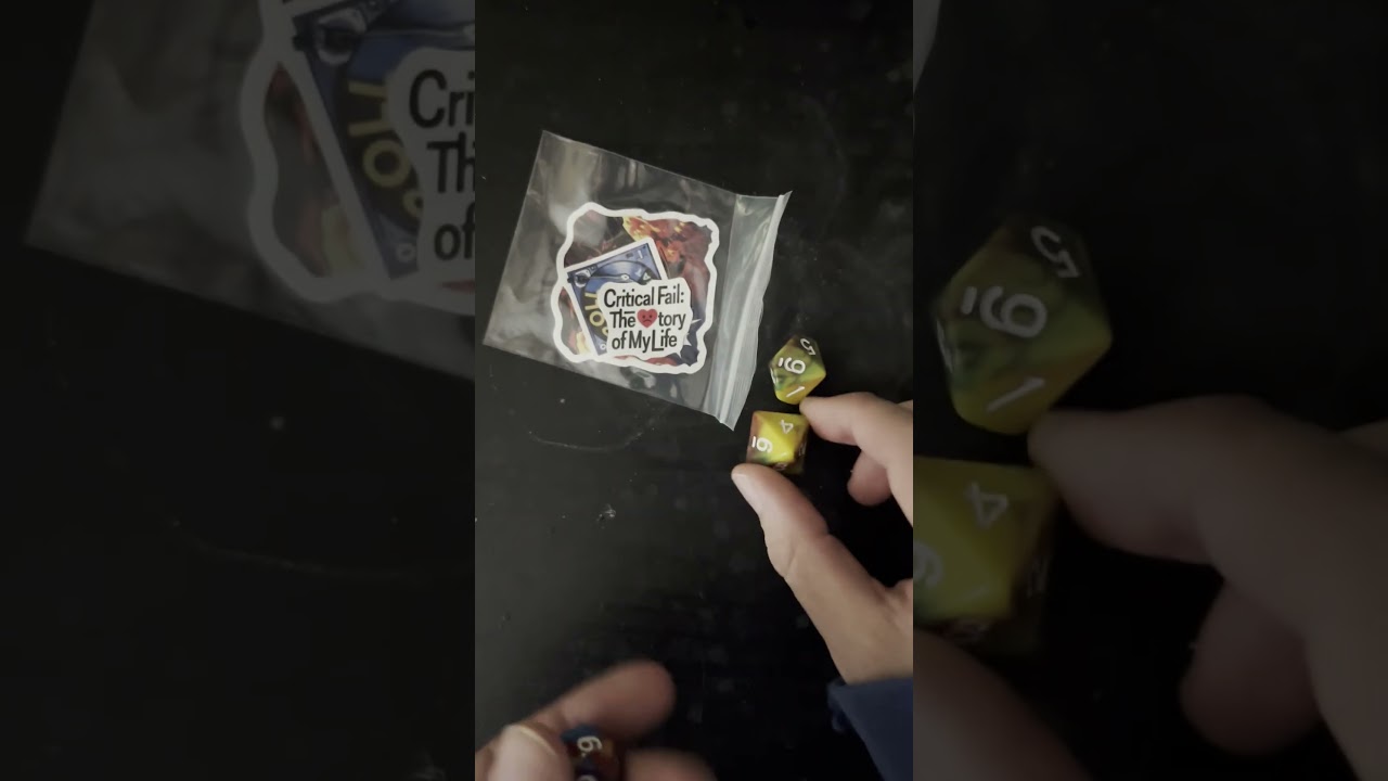 unboxing mystery dice - day LX 