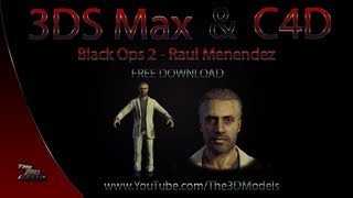 Cinema 4D/ 3DS Max | Black Ops 2 Raul Menendez Model Download