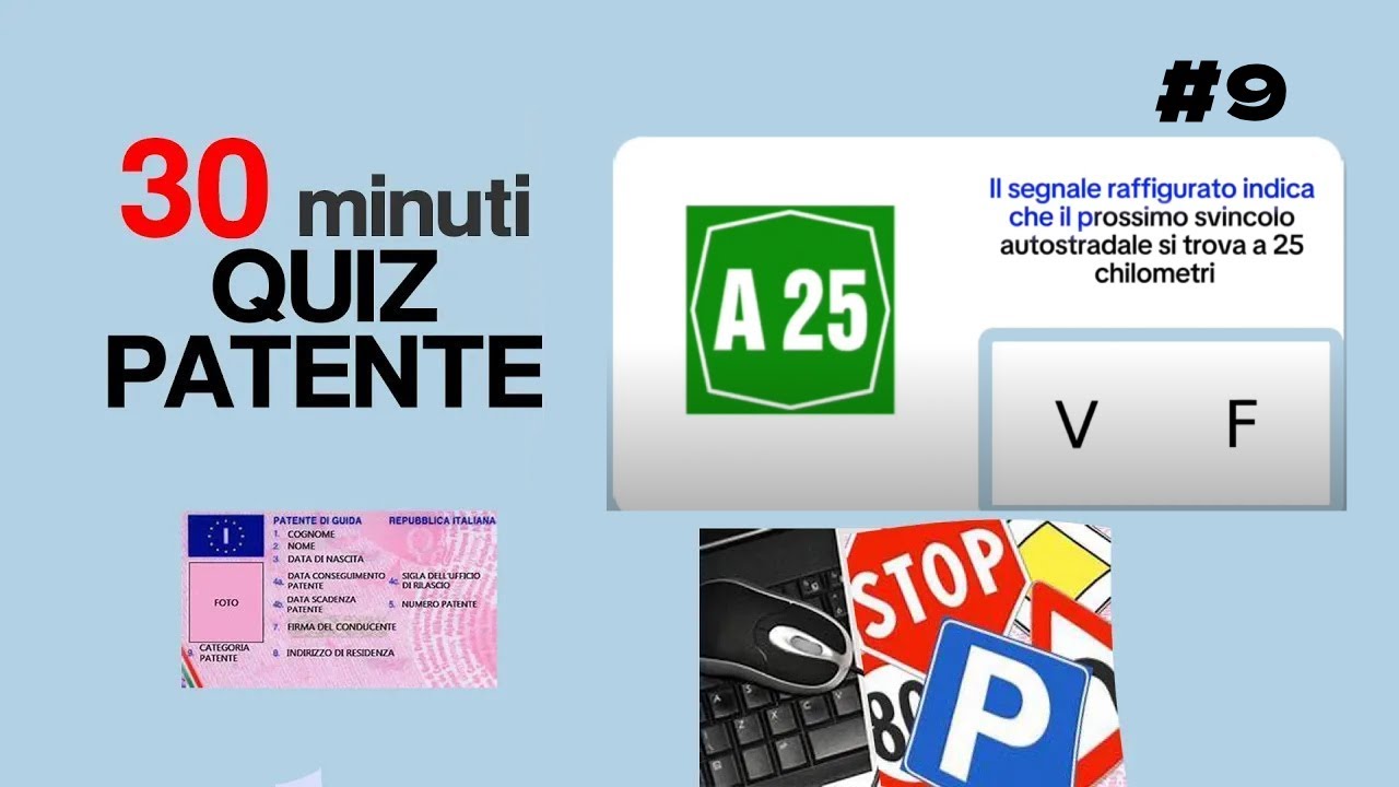 Quiz della Patente: Sfida di 30 Minuti #9