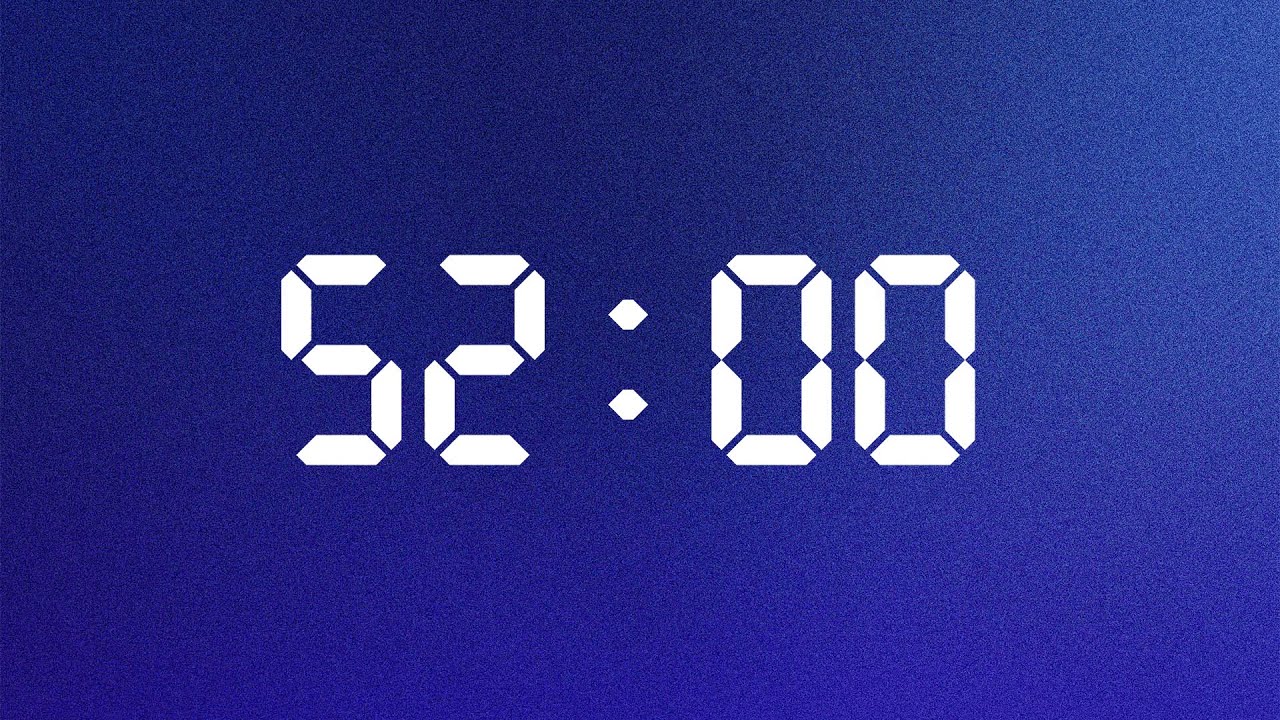 52 Minute Timer to Shift Your Brain Waves to Focus & Stay in Frequency ...