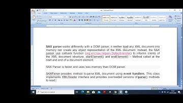 Parsing XML using StAX parser