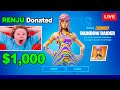 I Donated To Random Fortnite Streamers!