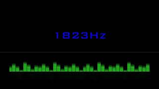 ⒽⓏ| 1823Hz Pure Tone Frequency| NO Music , For Meditation, Testing. Black Screen