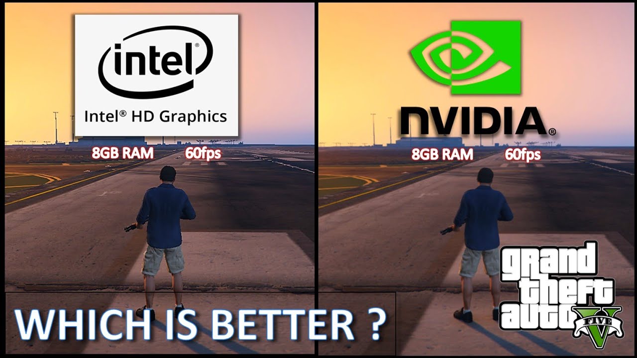 Intel Uhd Graphics 620 Vs Nvidia Geforce 940mx Intel Hd 620 vs Nvidia 940mx in GTA 5 | intel hd and nvidia comparison