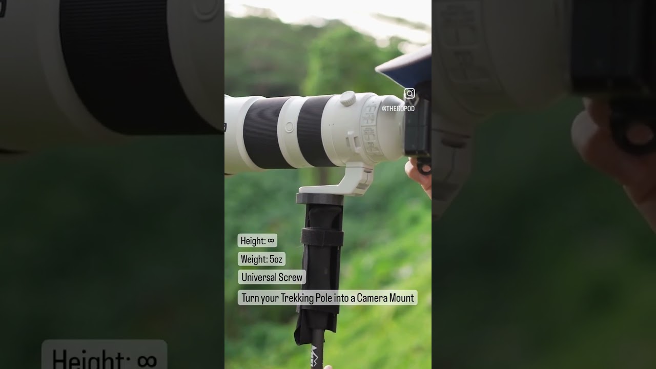How I Transformed My Trekking Pole into a Camera Mount