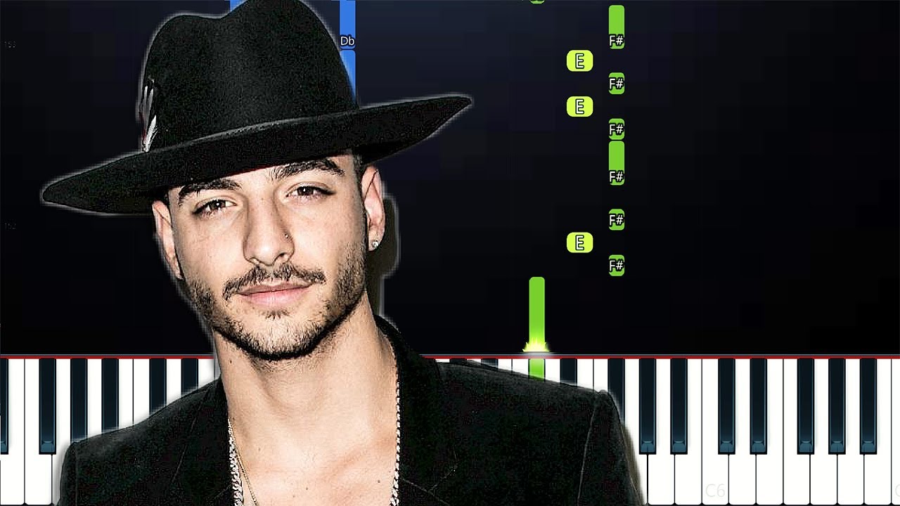 Maluma - ADMV (Piano Tutorial)