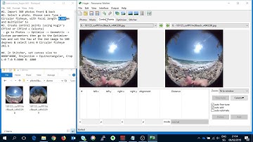 Garmin Virb 360 raw photo stitching using Hugin