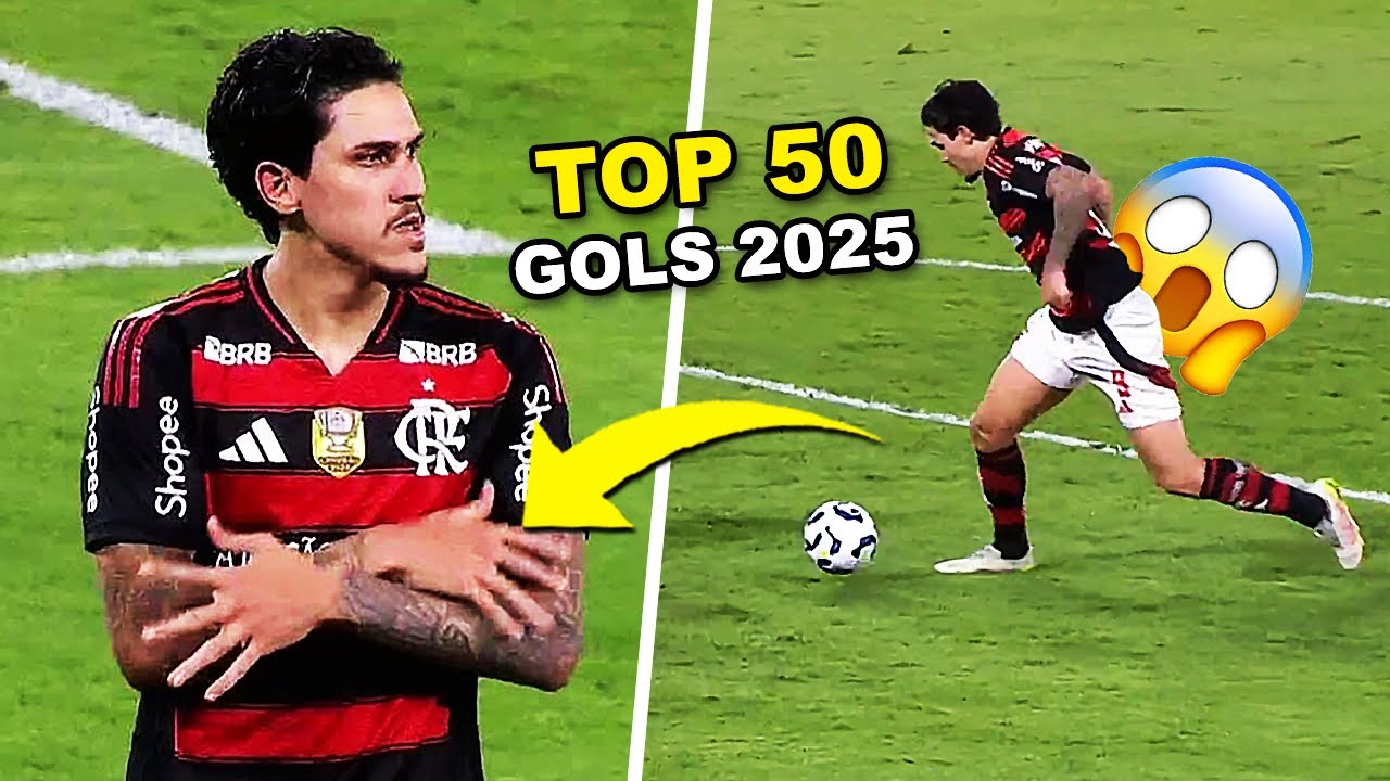 TOP 50 GOLS MAIS BONITOS DO FUTEBOL BRASILEIRO EM 2025