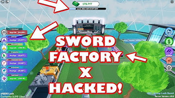SWORD FACTORY X [DEV] IS CRACKED - Roblox Sword Factory X