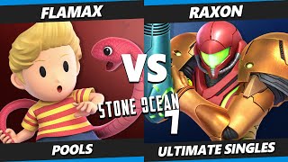 Stone Ocean 7 - Flamax Lucas Vs. Raxon Samus Ssbu Ultimate Tournament
