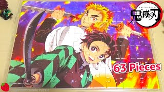 【鬼滅の刃】煉獄さんと炭治郎63ピースパズルを完成させてみた