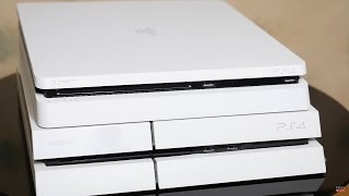 White PS4 Slim Unboxing & First Look - YouTube